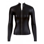 COTTELLI PARTY - CZARNY MATOWY TOP DŁUGI RĘKAW