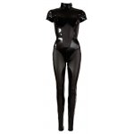 COTTELLI PARTY - CZARNY KOMBINEZON Z SUWAKAMI