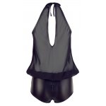 COTTELLI PARTY - CZARNE PRZEŚWITUJĄCE BODY