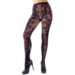 COTTELLI LEGWEAR - CZARNE RAJSTOPY WZORY