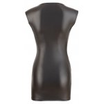 COTTELLI PARTY - CZARNA MINI SUKIENKA Z PIERŚCIENIAMI