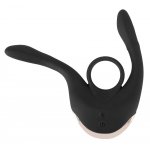 COUPLES CHOICE - WIELOFUNKCYJNY WIBRATOR DLA PAR Z PIERŚCIENIEM NA PENISA + PILOT