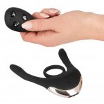 COUPLES CHOICE - WIELOFUNKCYJNY WIBRATOR DLA PAR Z PIERŚCIENIEM NA PENISA + PILOT