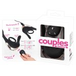 COUPLES CHOICE - WIELOFUNKCYJNY WIBRATOR DLA PAR Z PIERŚCIENIEM NA PENISA + PILOT