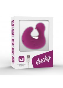 COVERME - MINI WIBRATOR NA PALEC W KSZTAŁCIE KACZKI FIOLETOWY