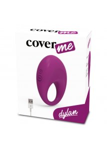 COVERME - PIERŚCIEŃ NA PENISA Z 10 TRYBAMI WIBRACJI FIOLETOWY