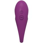 COVERME - PIERŚCIEŃ NA PENISA Z 10 TRYBAMI WIBRACJI FIOLETOWY