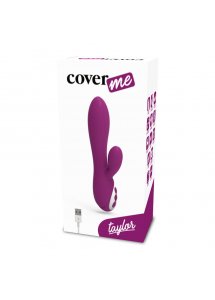 COVERME - WIBRATOR TAYLOR STYMULUJĄCY ŁECHTACZKĘ I PUNKT-G FIOLETOWY