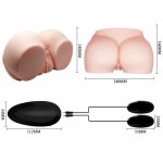 CRAZY BULL - REALISTYCZNY MASTURBATOR Z POCHWĄ ODBYTEM I WIBRACJAMI + PILOT