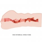 CRAZY BULL - PORĘCZNY MASTURBATOR MAVIS Z OTWOREM CIPKI 15.2CM