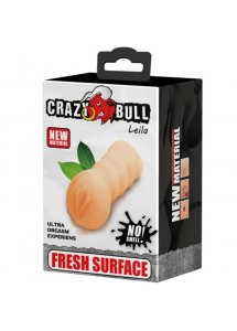 CRAZY BULL - PORĘCZNY MASTURBATOR LEILA Z OTWOREM CIPKI 13.5CM