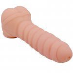 CRAZY BULL - 2IN1 NAKŁADKA I MASTURBATOR Z WIBRACJAMI 21.8CM
