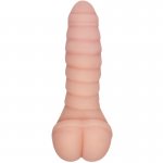 CRAZY BULL - 2IN1 NAKŁADKA I MASTURBATOR Z WIBRACJAMI 21.8CM