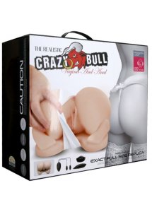 CRAZY BULL - REALISTYCZNY MASTURBATOR NA PIESKA Z POCHWĄ ODBYTEM I PILOTEM