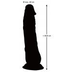 CRYSTAL - REALISTYCZNE DŁUGIE DILDO 22CM