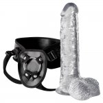 CRYSTAL - REALISTYCZNE DILDO STRAP-ON 20CM