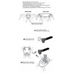 CRYSTAL - REALISTYCZNE DILDO STRAP-ON 20CM