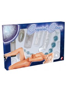 CRYSTAL - 8-CZĘŚCIOWY KRYSTALICZNY ZESTAW ZABAWEK