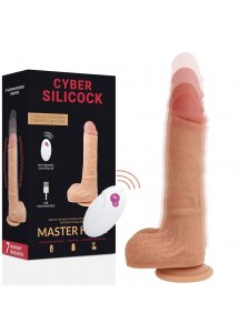 CYBER SILICOCK - REALISTYCZNY PENIS MASTER HUCK + PILOT