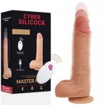 CYBER SILICOCK - REALISTYCZNY PENIS MASTER HUCK + PILOT