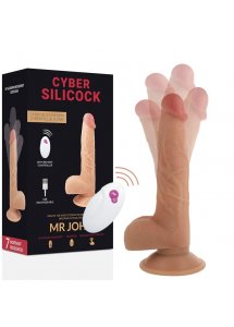 CYBER SILICOCK - REALISTYCZNY PENIS MR JOHN + PILOT