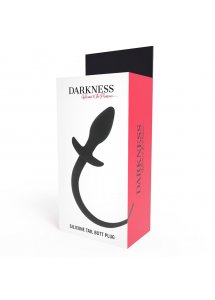 DARKNESS - SILIKONOWY KOREK ANALNY Z OGONKIEM 28 CM