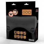 CYBER SILICOCK - UPRZĄŻ STRAP-ON Z 3 PIERŚCIENIAMI S M L