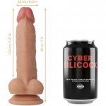 CYBER SILICOCK - SUPER REALISTYCZNE DILDO JUDE 18 CM + STRAP-ON
