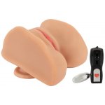 CYBERSKIN - MASTURBATOR TORSOWY Z OTWOREM POCHWY I ANUSA + JAJECZKO WIBRUJĄCE