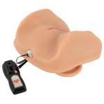 CYBERSKIN - MASTURBATOR TORSOWY Z OTWOREM POCHWY I ANUSA + JAJECZKO WIBRUJĄCE