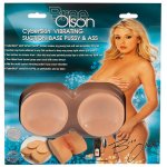 CYBERSKIN - MASTURBATOR TORSOWY Z OTWOREM POCHWY I ANUSA + JAJECZKO WIBRUJĄCE