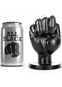 CZARNY KOREK ANALNY / PIĘŚĆ DO FISTINGU 13CM ALL BLACK