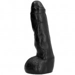 REALISTYCZNE CZARNE DILDO ALL BLACK 20CM