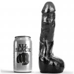 REALISTYCZNE CZARNE DILDO ALL BLACK 20CM