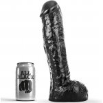REALISTYCZNE CZARNE DILDO ALL BLACK 29CM