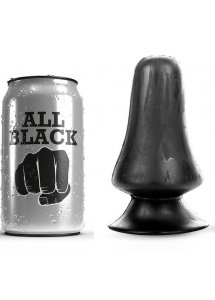 CZARNY KOREK ANALNY ALL BLACK 12CM