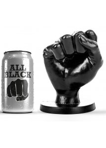 CZARNY KOREK ANALNY / PIĘŚĆ DO FISTINGU 14CM ALL BLACK