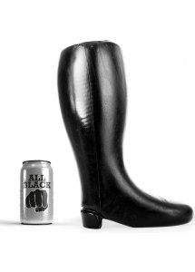 CZARNY KOREK ANALNY W KSZTAŁCIE BUTA 31 CM