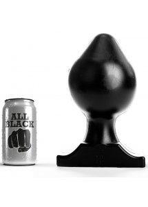 CZARNY KULOWY KOREK ANALNY ALL BLACK 22,5CM