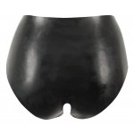 DAMSKIE LATEKSOWE MAJTECZKI WYSOKO WYCIĘTE Z OTWARTYM KROKIEM CZARNE