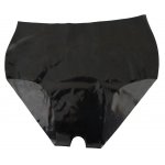 DAMSKIE LATEKSOWE MAJTECZKI WYSOKO WYCIĘTE Z OTWARTYM KROKIEM CZARNE