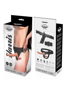 HARRIS - UPRZĄŻ STRAP-ON Z PODWÓJNYM WIBRATOREM 18 X 3.5CM