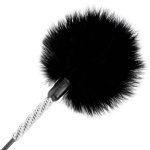 DARKNESS - CZARNE PIÓRKO DO ŁASKOTANIA Z PACKĄ W KSZTAŁCIE SERCA