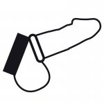 DARKNESS - SKÓRZANY PIERŚCIEŃ NA JĄDRA I METALOWY NA PENISA