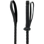 DARKNESS - DŁUGA CZARNA SZPICRUTA Z PĘTLĄ 60CM