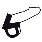 DARKNESS - SKÓRZANY PIERŚCIEŃ EREKCYJNY NA PENISA I JĄDRA