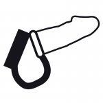 DARKNESS - SKÓRZANY PIERŚCIEŃ NA JĄDRA I METALOWY NA PENISA