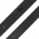 DARKNESS - CIENKIE CZARNE KAJDANKI NA NADGARSTKI ZE SPRZĄCZKĄ