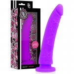 DELTA CLUB - REALISTYCZNE SILIKONOWE DILDO FIOLETOWE 20CM