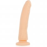 DELTA CLUB - REALISTYCZNE SILIKONOWE DILDO CIELISTE 23CM + STRAP-ON